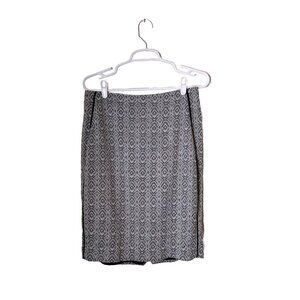 The Limited Skirt 8 Knit Lined Slit Office Party Teacher